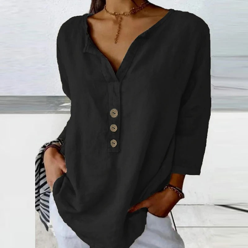 EMILY™ | Henley Blouse