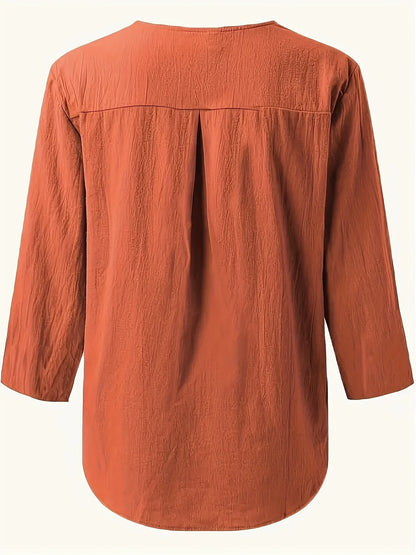 EMILY™ | Henley Blouse