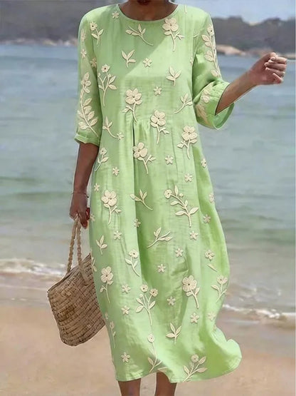 JACQUELINE™ | Embroidered Dress