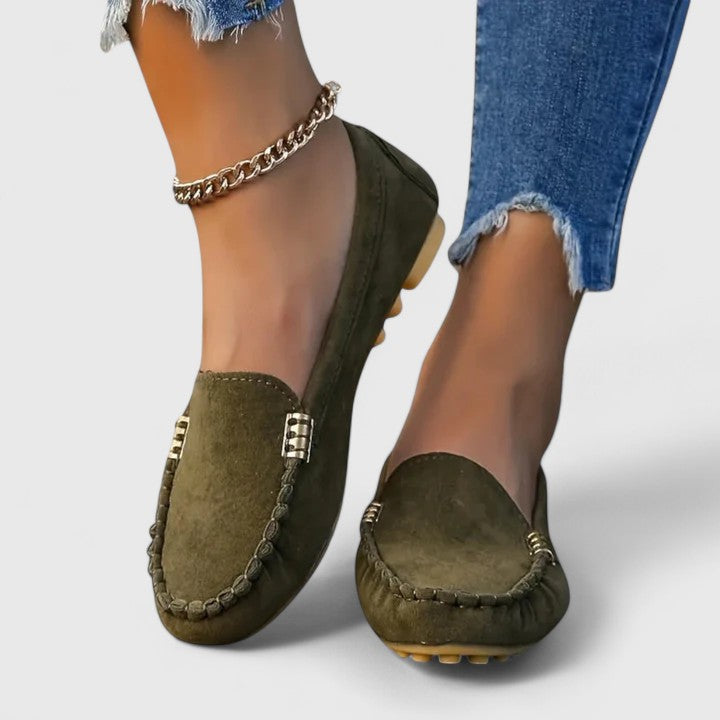 KARLENE™ | Suede Loafers