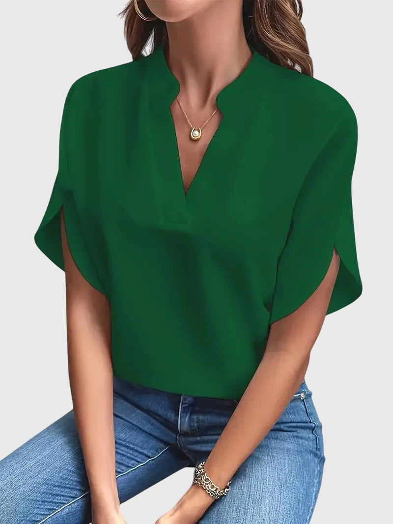 ELIZA™ | V-Neck Blouse