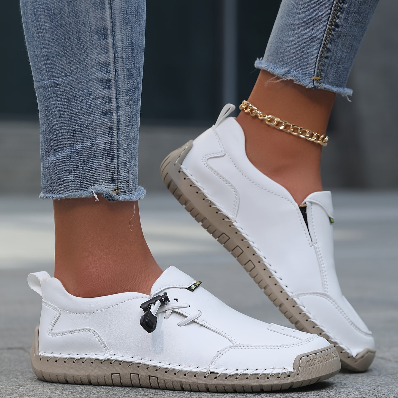 VALERIE™ | Stitched Slip-Ons