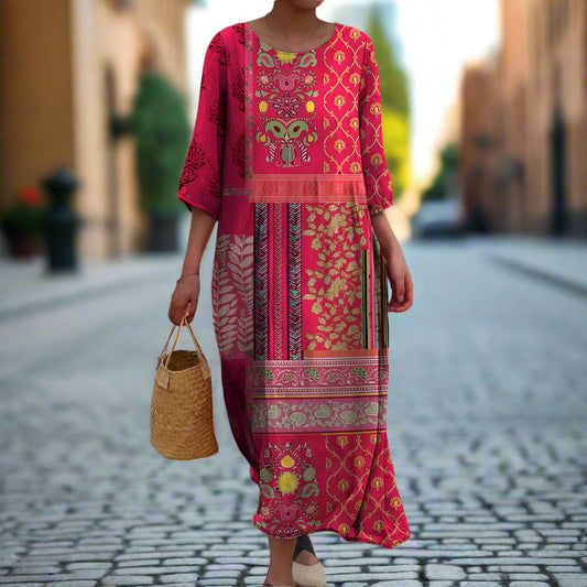 CYNTHIA™ | Patchwork Maxi