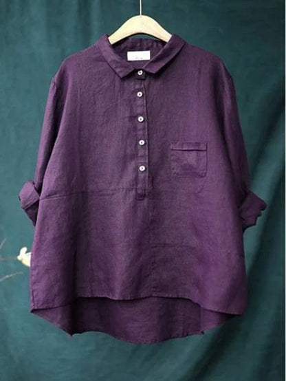 LENA™ | Linen Blouse