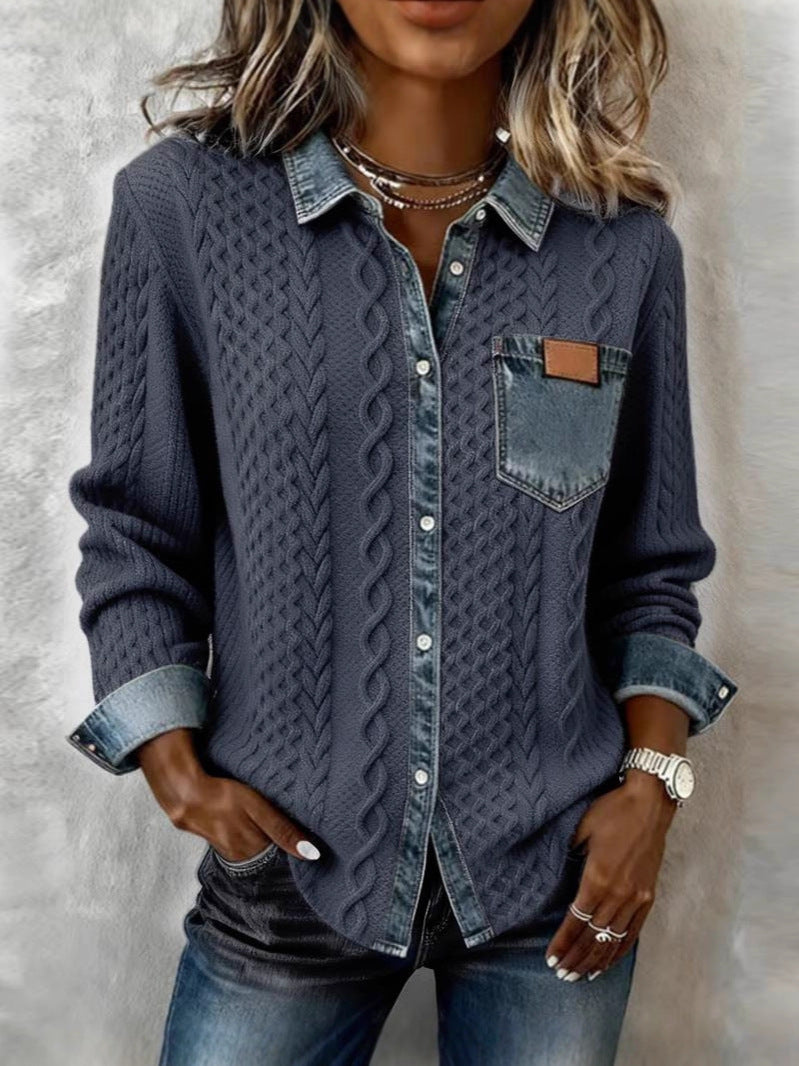 BELLA™ | Cable Knit Shirt