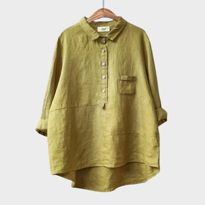 LENA™ | Linen Blouse