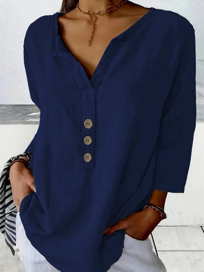 EMILY™ | Henley Blouse