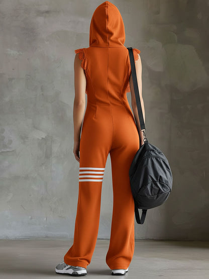 KALLISTA™ | Hooded Zip-Up Jumpsuit