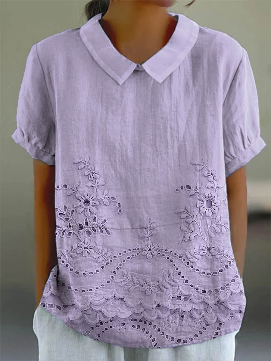 ELIZABETH™ | Eyelet Blouse