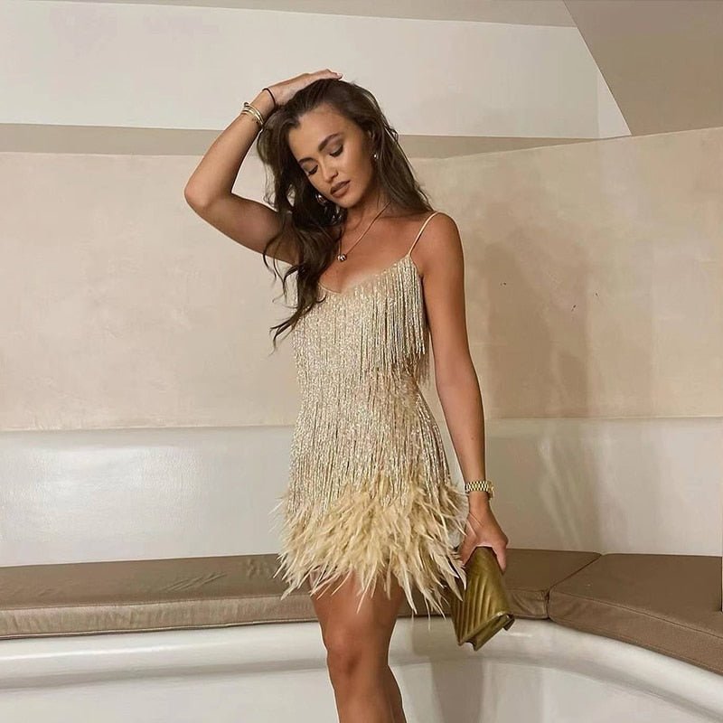 DOREEN™ | Fringed Dress