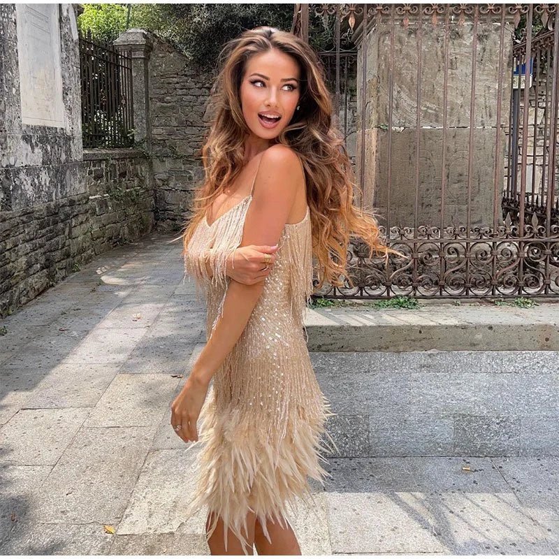 DOREEN™ | Fringed Dress