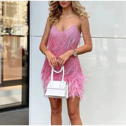 DOREEN™ | Fringed Dress