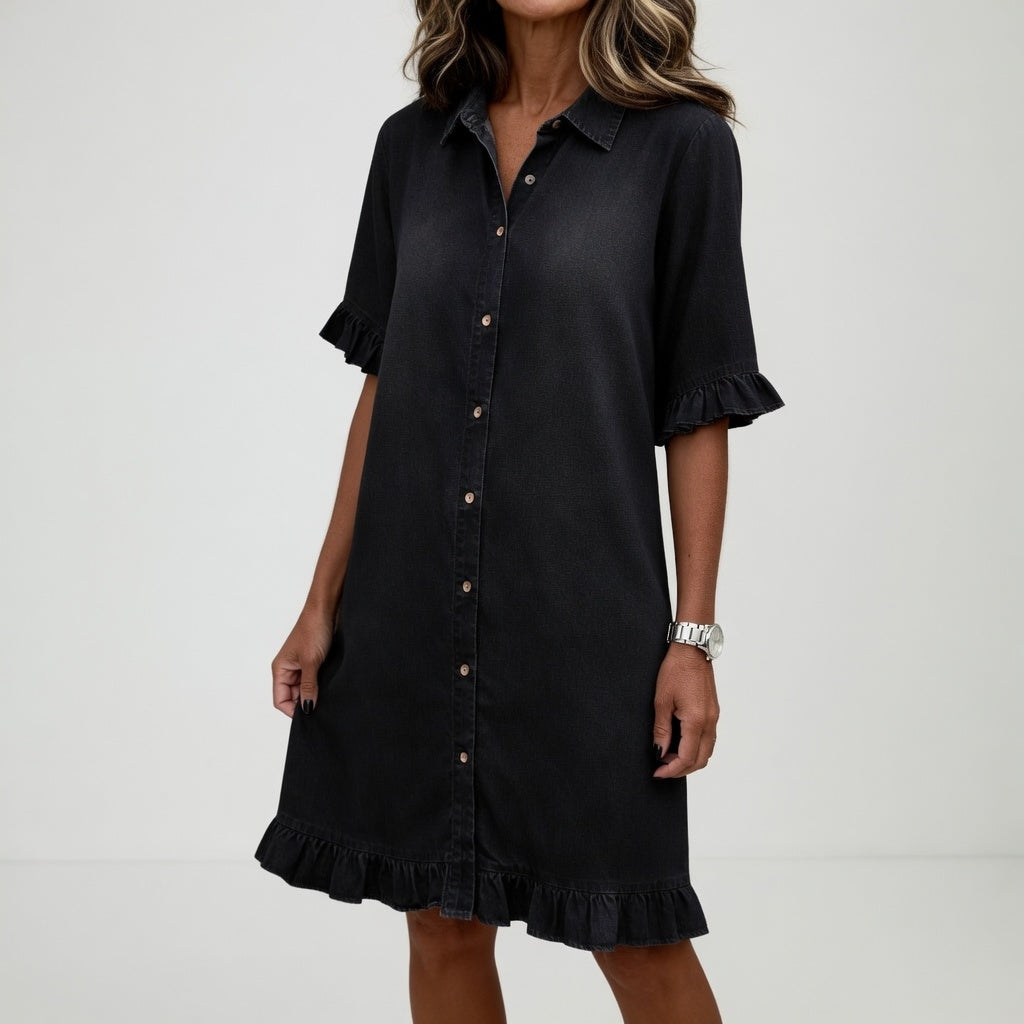 HEIDI™ | Denim Shirt Dress