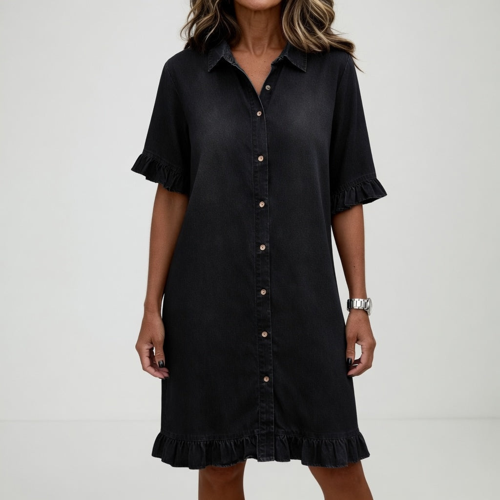 HEIDI™ | Denim Shirt Dress