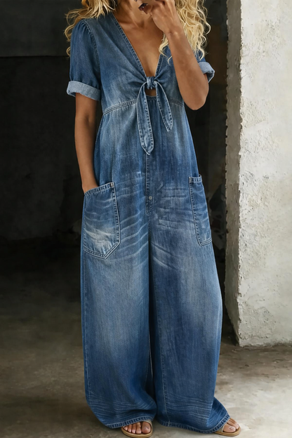 MAYA™ | Denim Jumpsuit