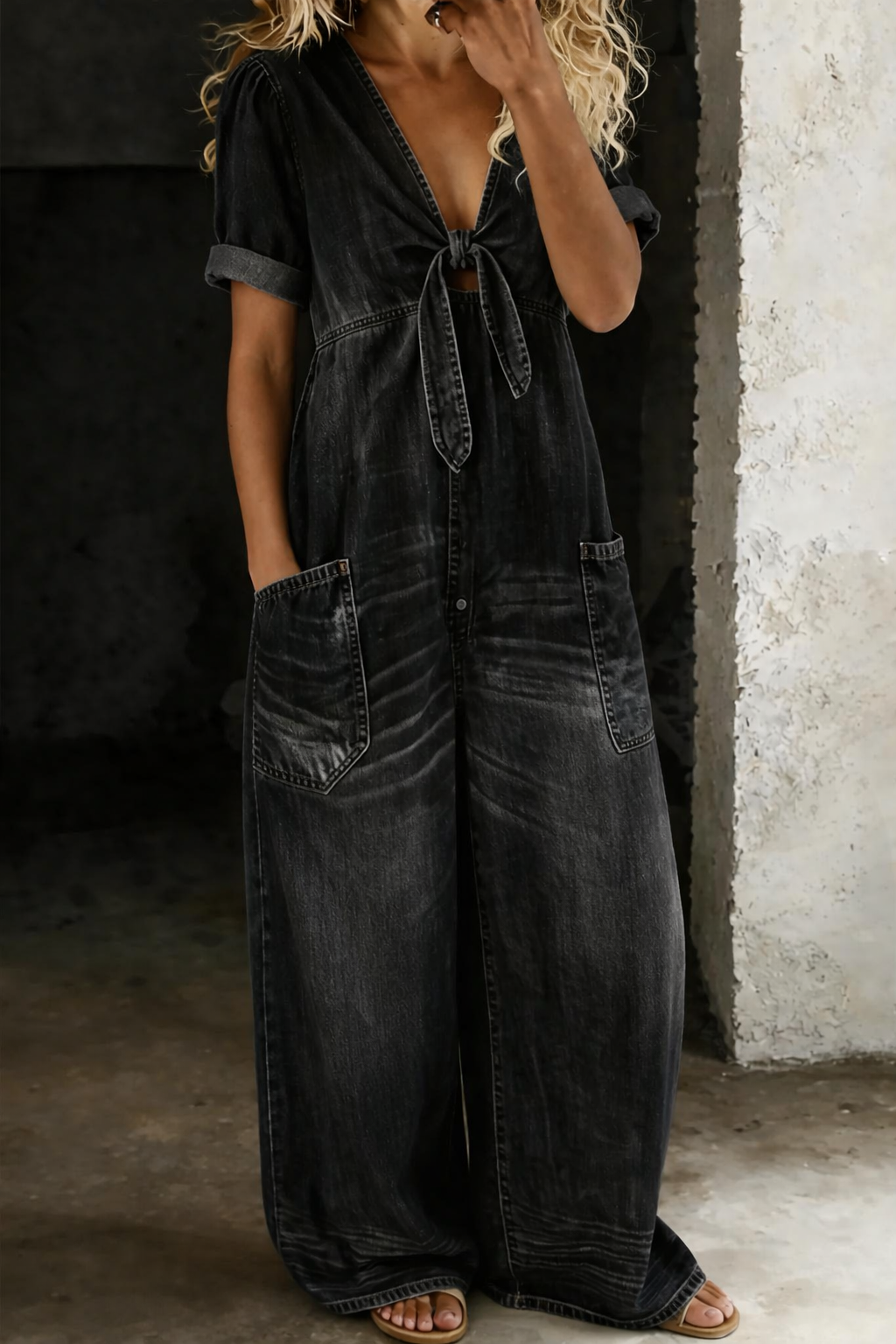 MAYA™ | Denim Jumpsuit