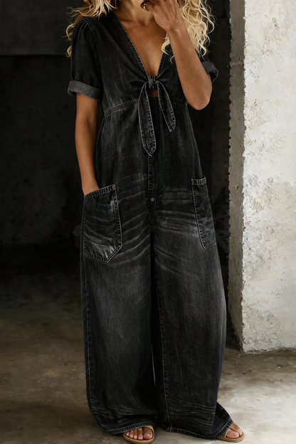 MAYA™ | Denim Jumpsuit