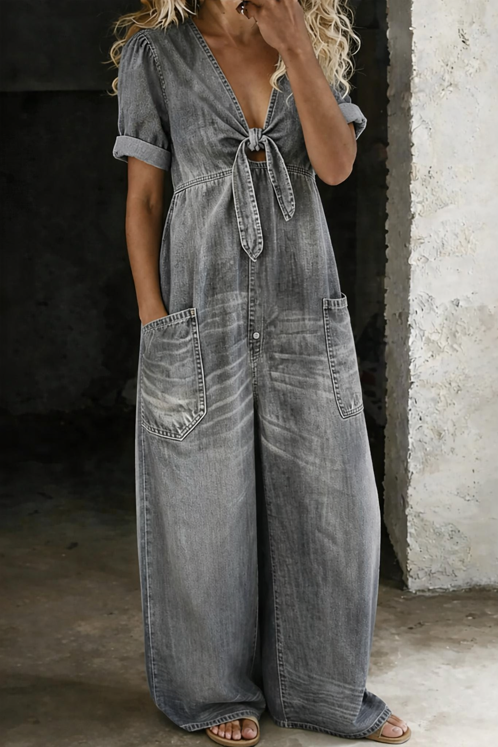 MAYA™ | Denim Jumpsuit