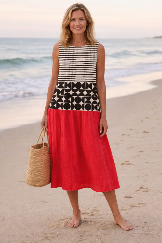 KATHLEEN™ | Colourblock Midi