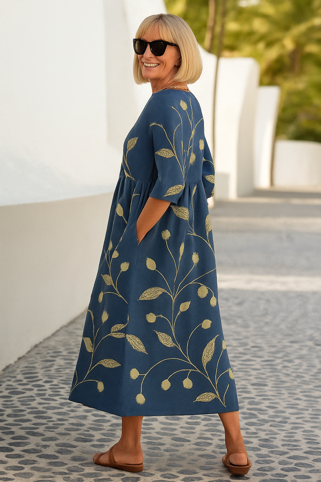 REESE™ | Botanical Midi Dress