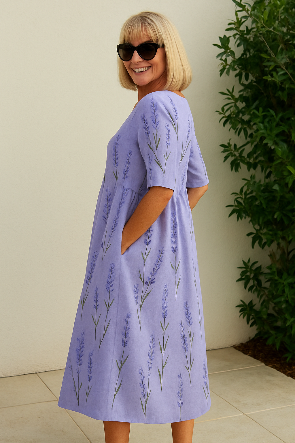 REESE™ | Botanical Midi Dress