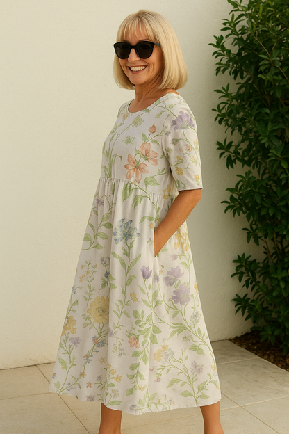 REESE™ | Botanical Midi Dress