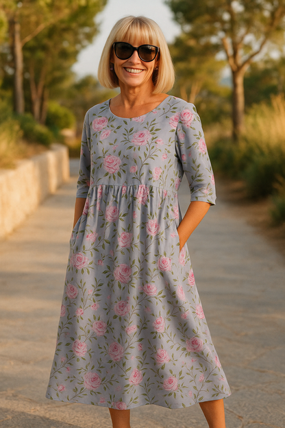 REESE™ | Botanical Midi Dress