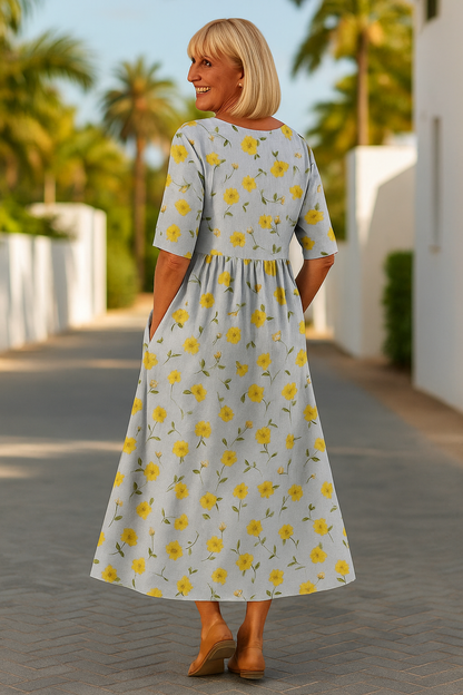 REESE™ | Botanical Midi Dress