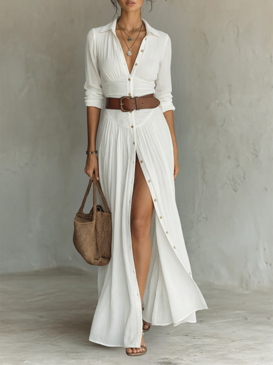 OLIVIA™ | Linen Maxi Dress