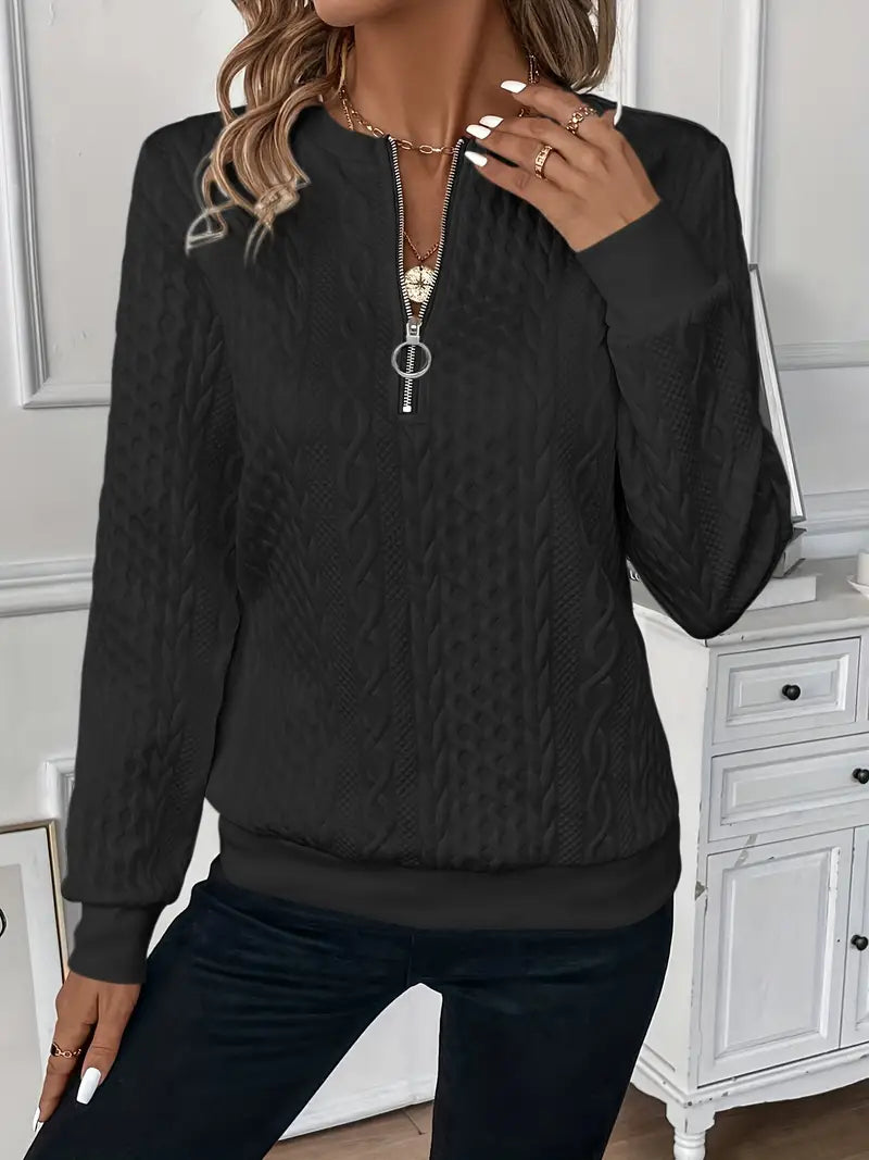 ALBA™ | Zip-up Sweater