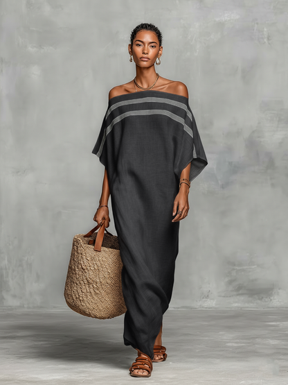 SOLENNE™ | Off-Shoulder Maxi Dress