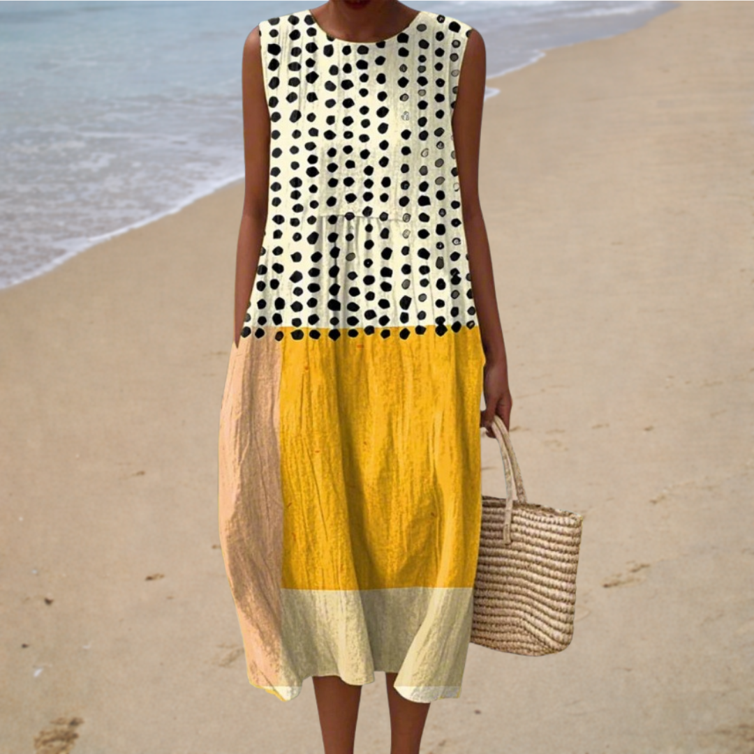 YASMIN™ | Colour-Block Midi