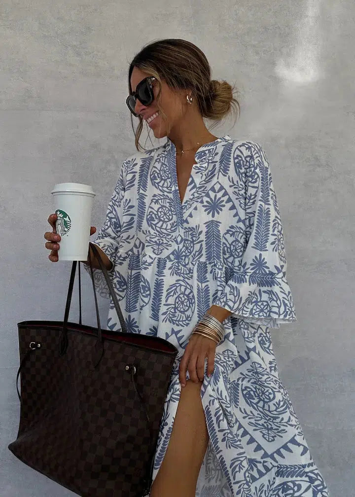 GILLIAN™ | Print Dress