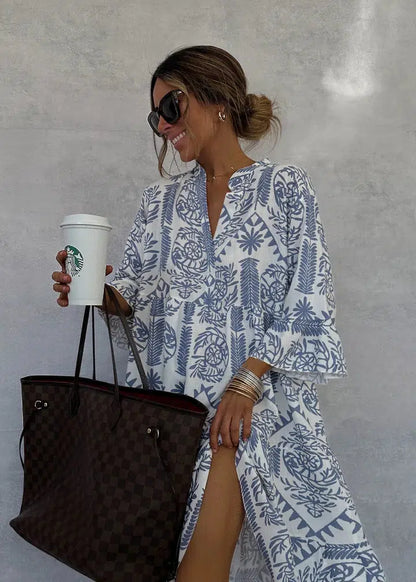 GILLIAN™ | Print Dress