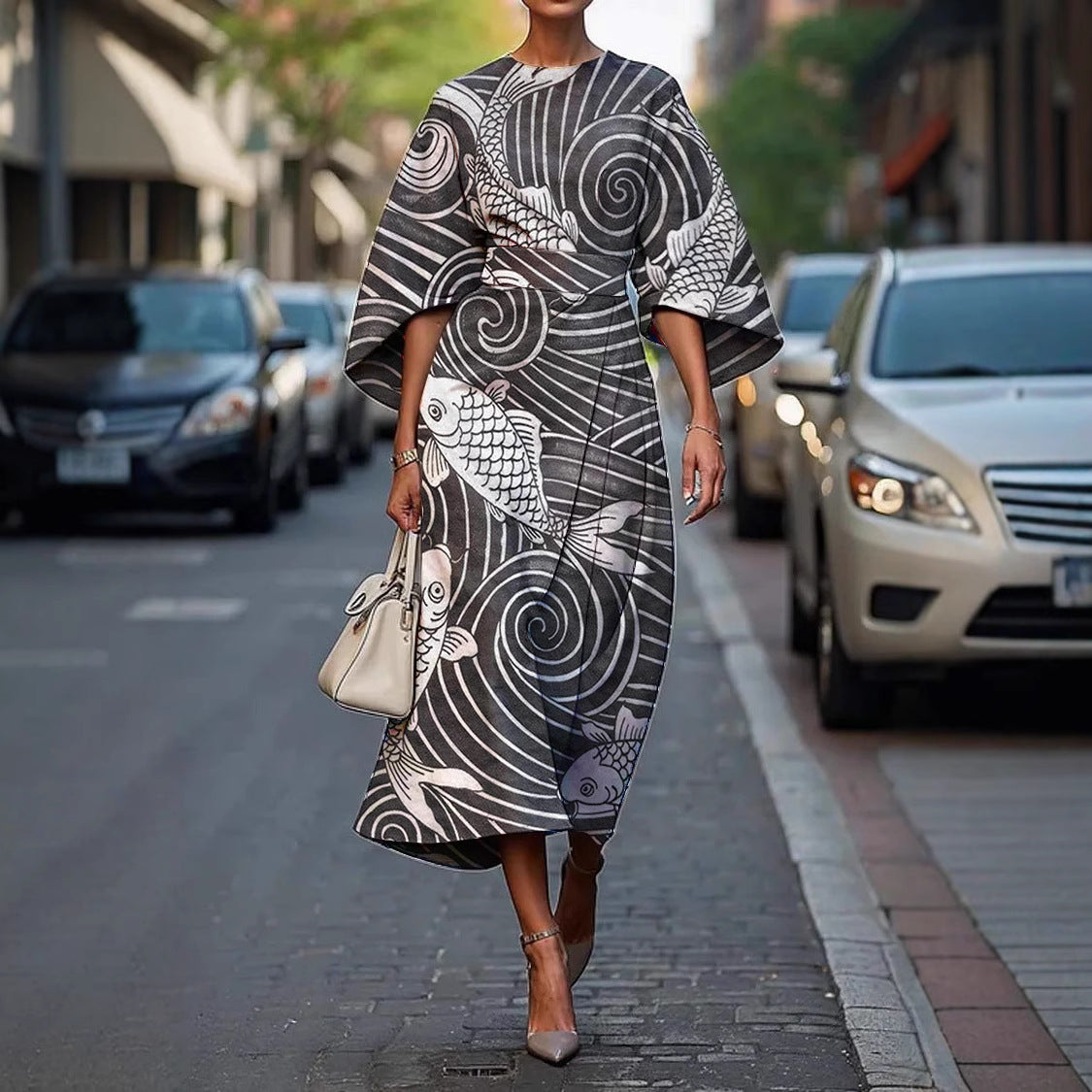 EVANGELINE™ | Swirl Midi