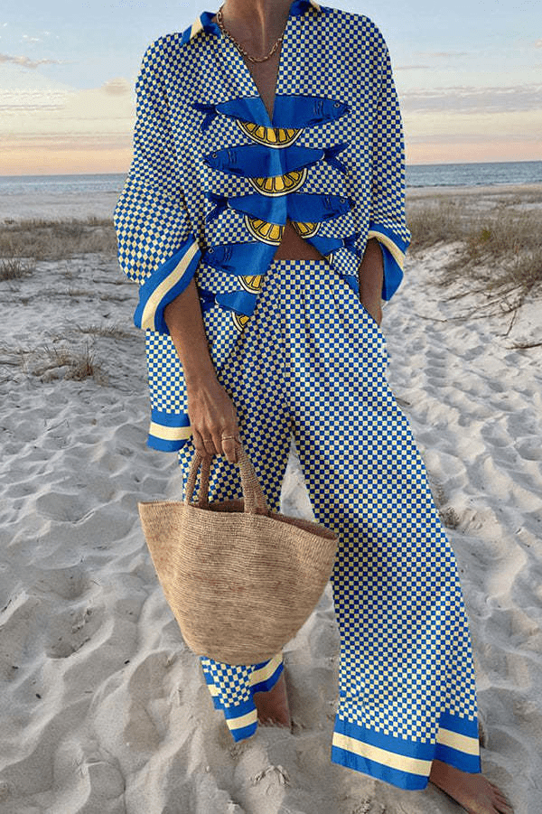 SABRINA™ | Checkerboard Co-Ords Set