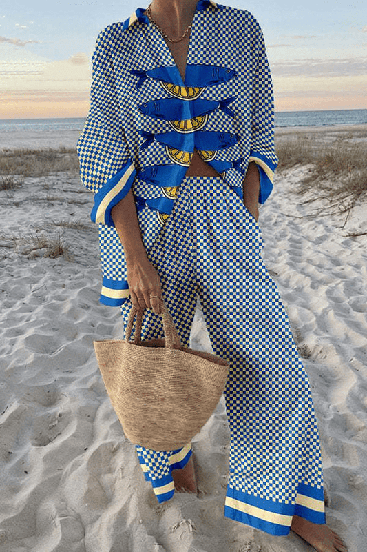 SABRINA™ | Checkerboard Co-Ords Set