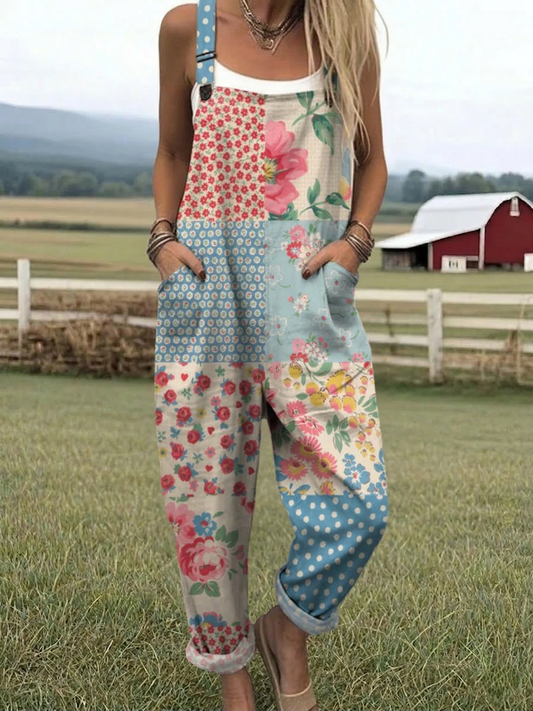 DEBORAH™ | Patchwork Jumpsuit