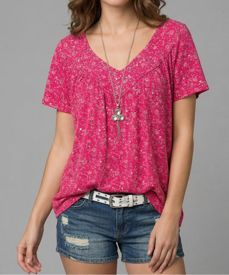 TRISHA™ | Floral Tee