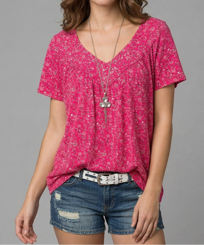 TRISHA™ | Floral Tee