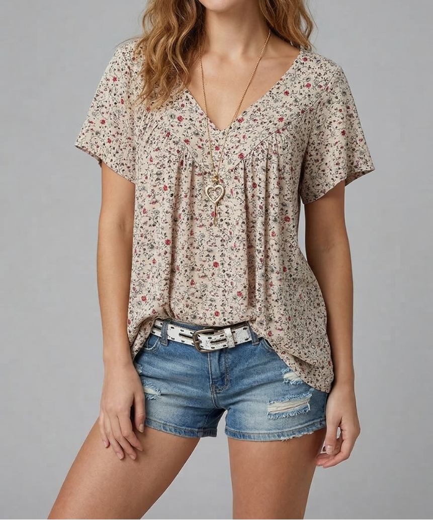 TRISHA™ | Floral Tee