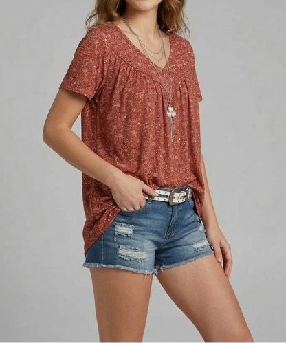 TRISHA™ | Floral Tee