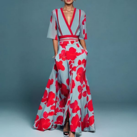 ALINA™ | Floral Maxi Dress