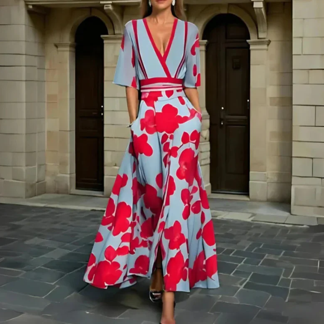ALINA™ | Floral Maxi Dress