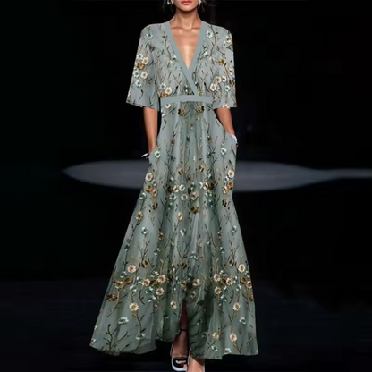 ALINA™ | Floral Maxi Dress