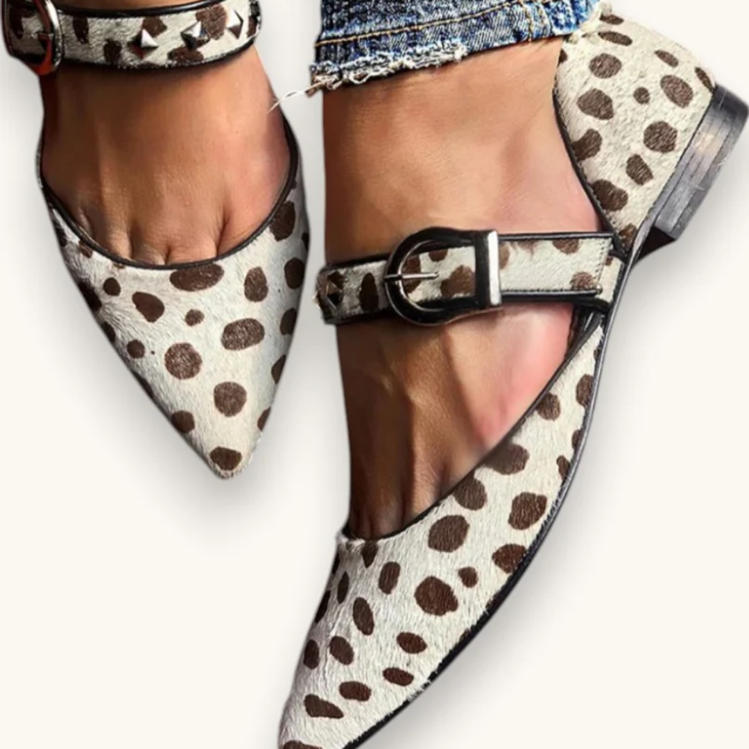 SHEILA™ | Buckle Flats