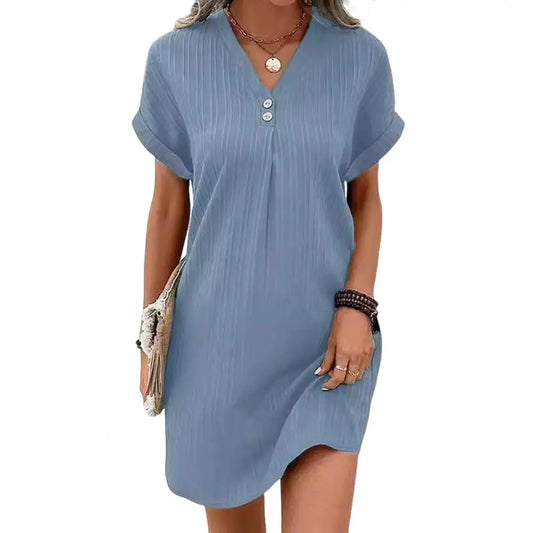 MARILYN™ | Button-Front Day Dress