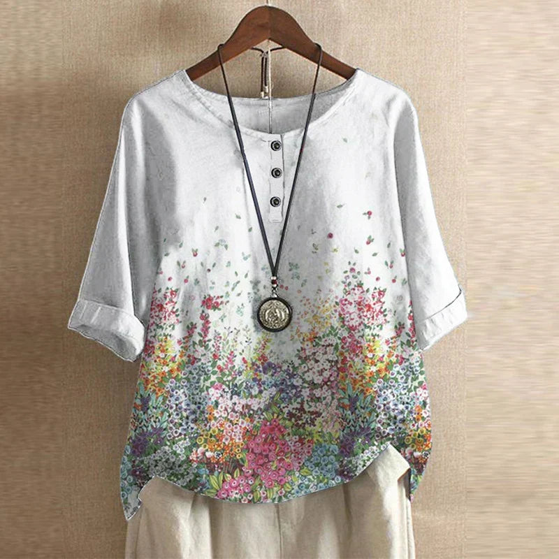 ELISA™ | Art Print Blouse