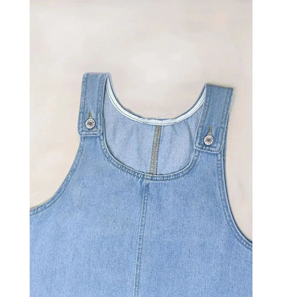 BLYTHE™ | Denim Pinafore Dress