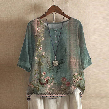 ELISA™ | Art Print Blouse